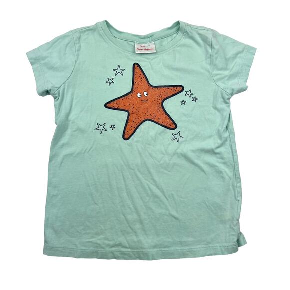 Hanna Andersson Glitter Starfish Tee - Picture 1 of 4